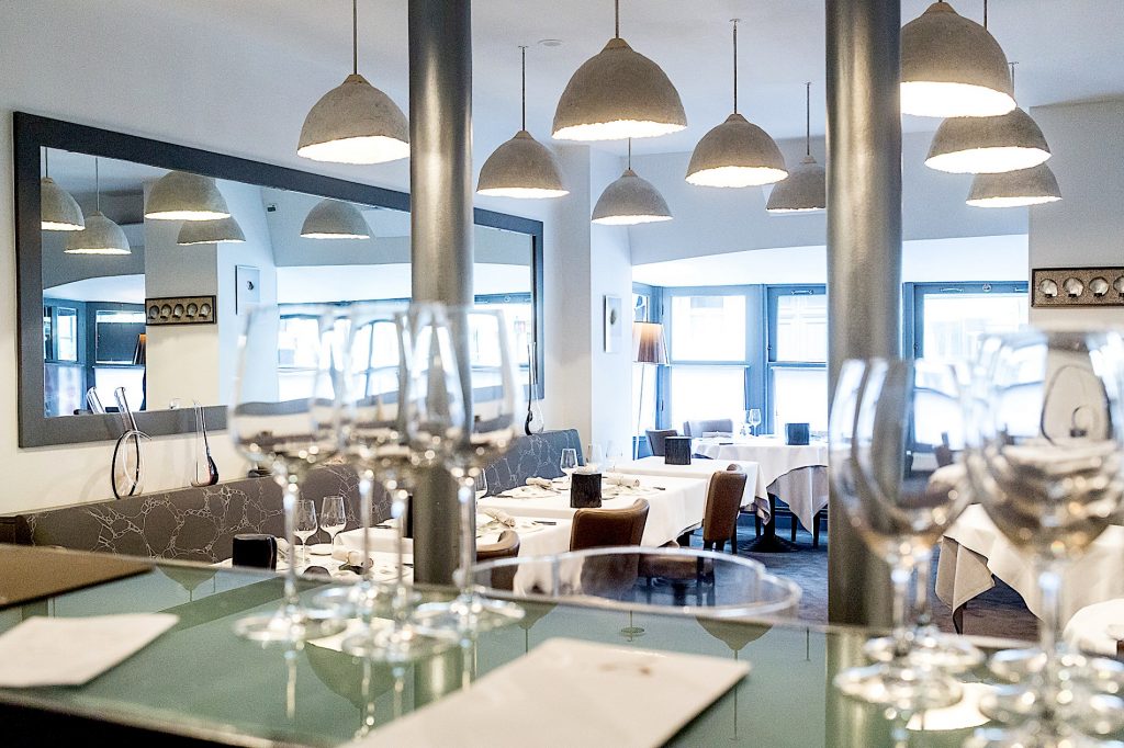 In the dining area L'Agapé Gastronomic Restaurant Paris