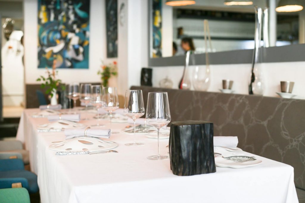 In the dining area L'Agapé Gastronomic Restaurant Paris